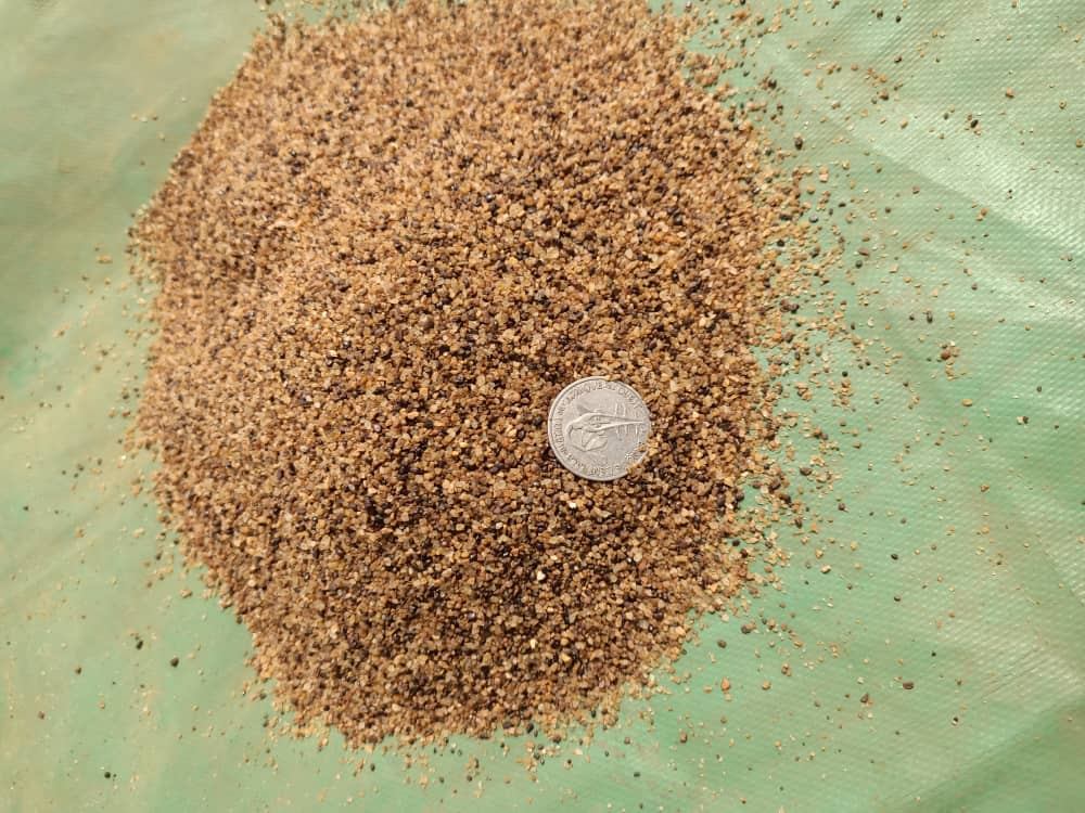 Sable calibré SDS, grains réguliers
